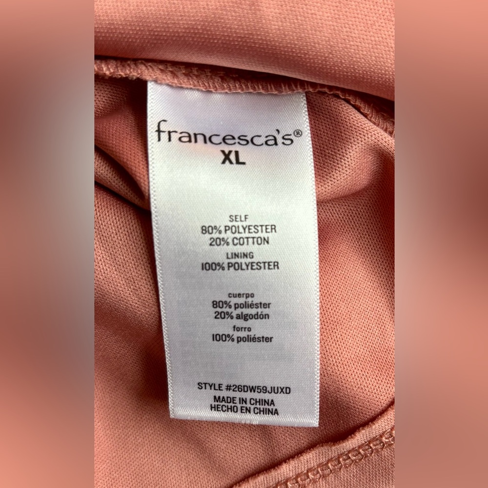Francesca's Collections Pink Midi Dress - Picture 5 of 6